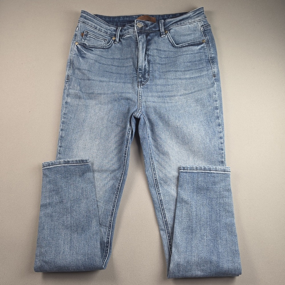 Judy Blue Jeans Womens 13/31 Medium Blue Wash High Rise Skinny Stretch Denim LA